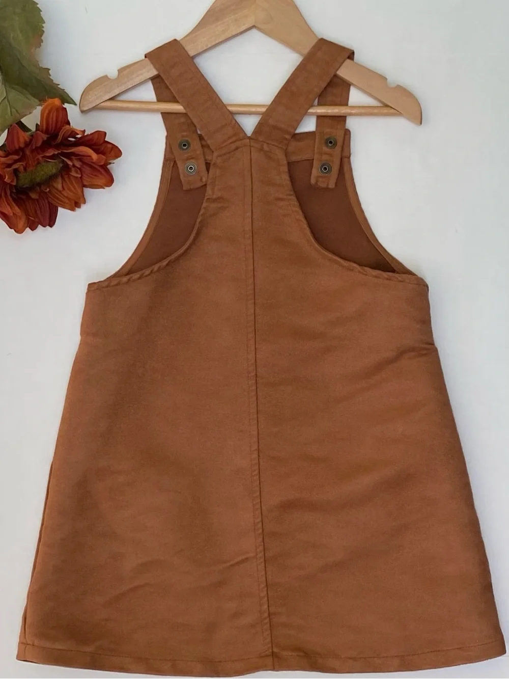 Gymboree Girls ‘County Fair’ Faux Suede Brown Western Jumper Size 5T